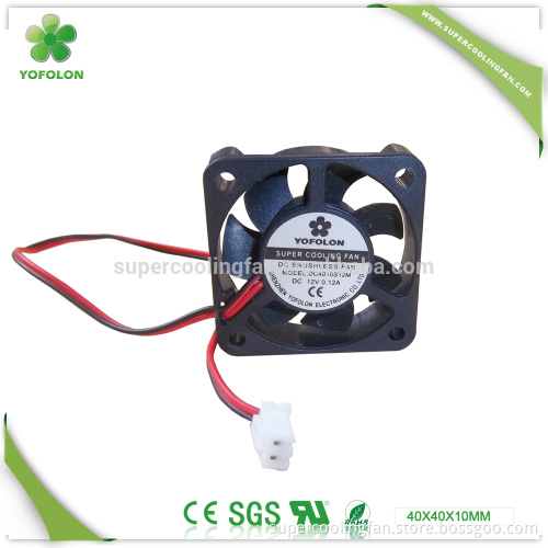 40x40x10mm 5V 12V high flow low noise 3D printer fan
